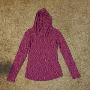 Columbia size small pink hooded long sleeve top